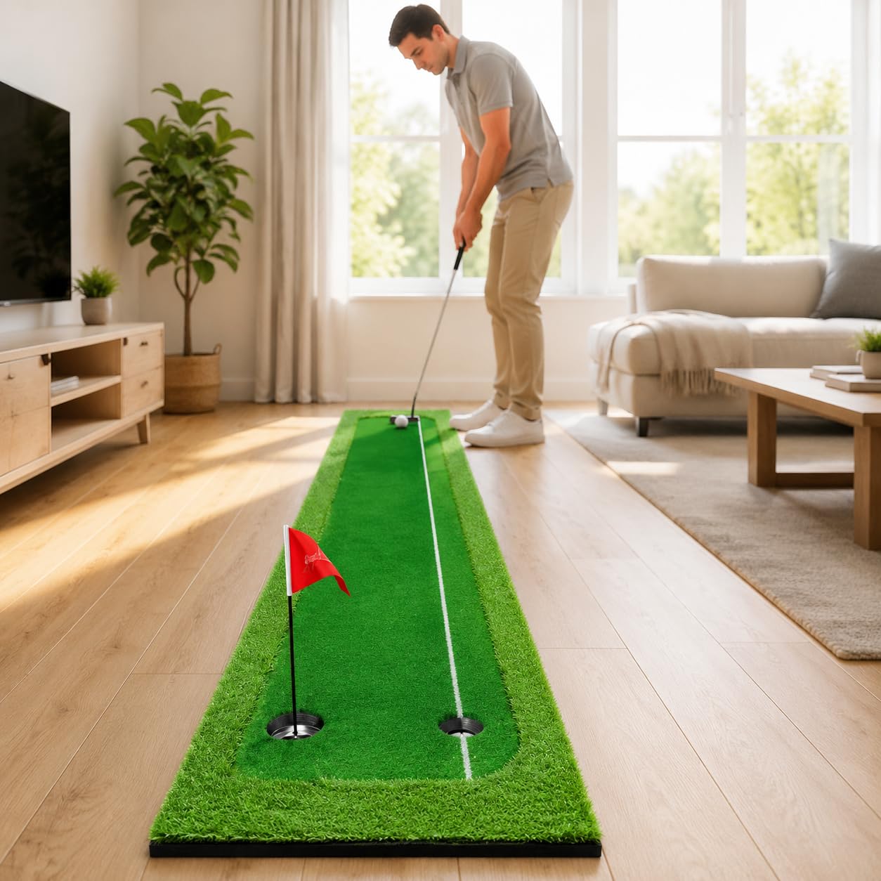 Alfombra Putting Golf Espuma EVA