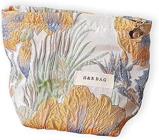Bolsa de maquillaje de lona floral francesa –...