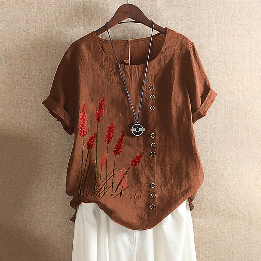 Vintage Boho Floral Print Tunic 