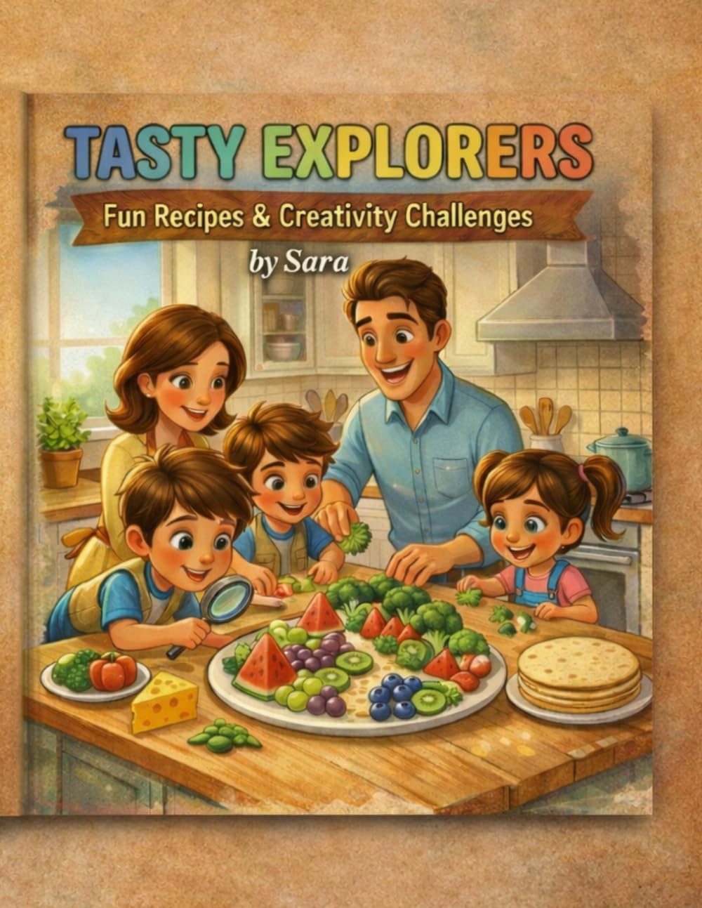 Tasty Explorers: Fun Recipes and Creative Activities for Kids: A Whimsical Cookbook with Drawing and Coloring Challenges (Sara's Creative Learning Series)
