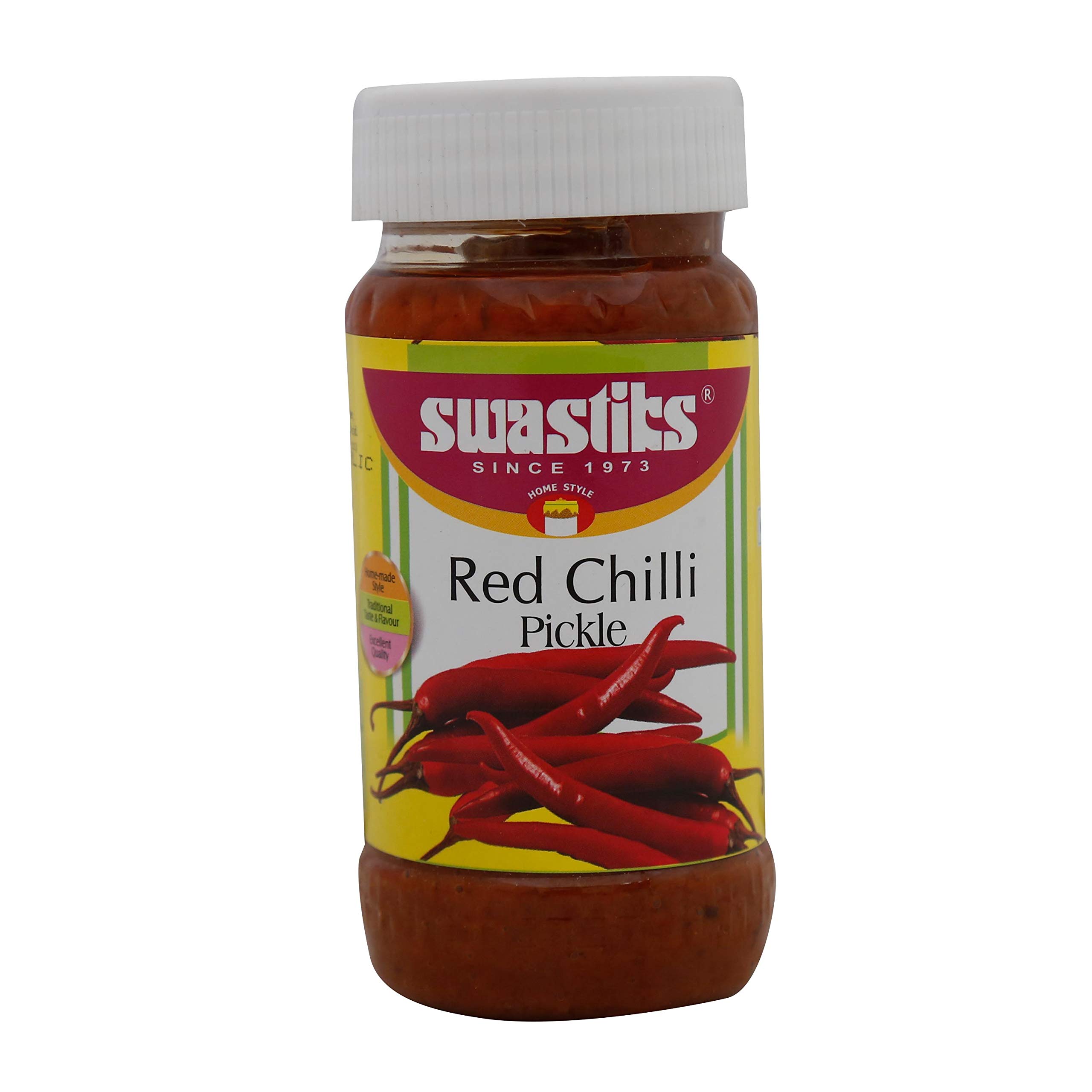 Red Chilli Pickle – 300g | Spicy & Tangy | made Style with Tamarind, Garlic & Spices | Taste & Flavour &Quality
