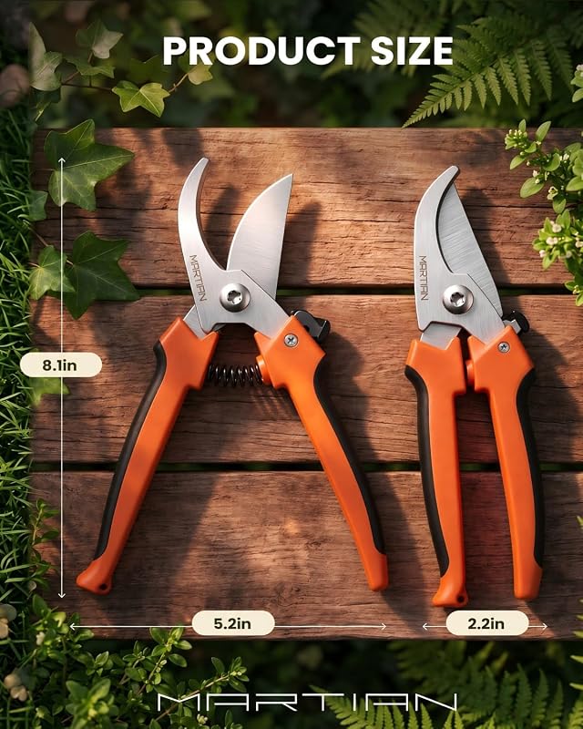 MARTIAN Micro-Tip Bypass Pruning Shears – product photo 7 of 7