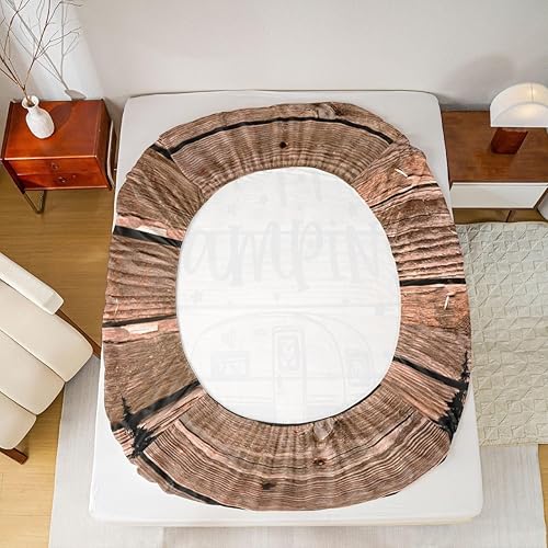 Vista 88 de Erosebridal Sábanas rústicas de granja, sábanas de camping feliz, juego de sábanas para decoración de cámper para niños, adolescentes, mujeres