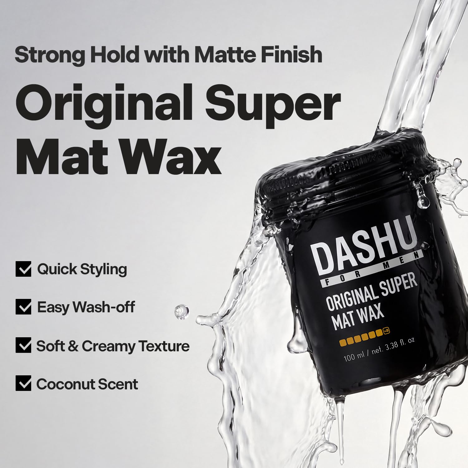 dashu Oryginalny wosk do włosów Super Matte Hair Wax dla mężczyzn
