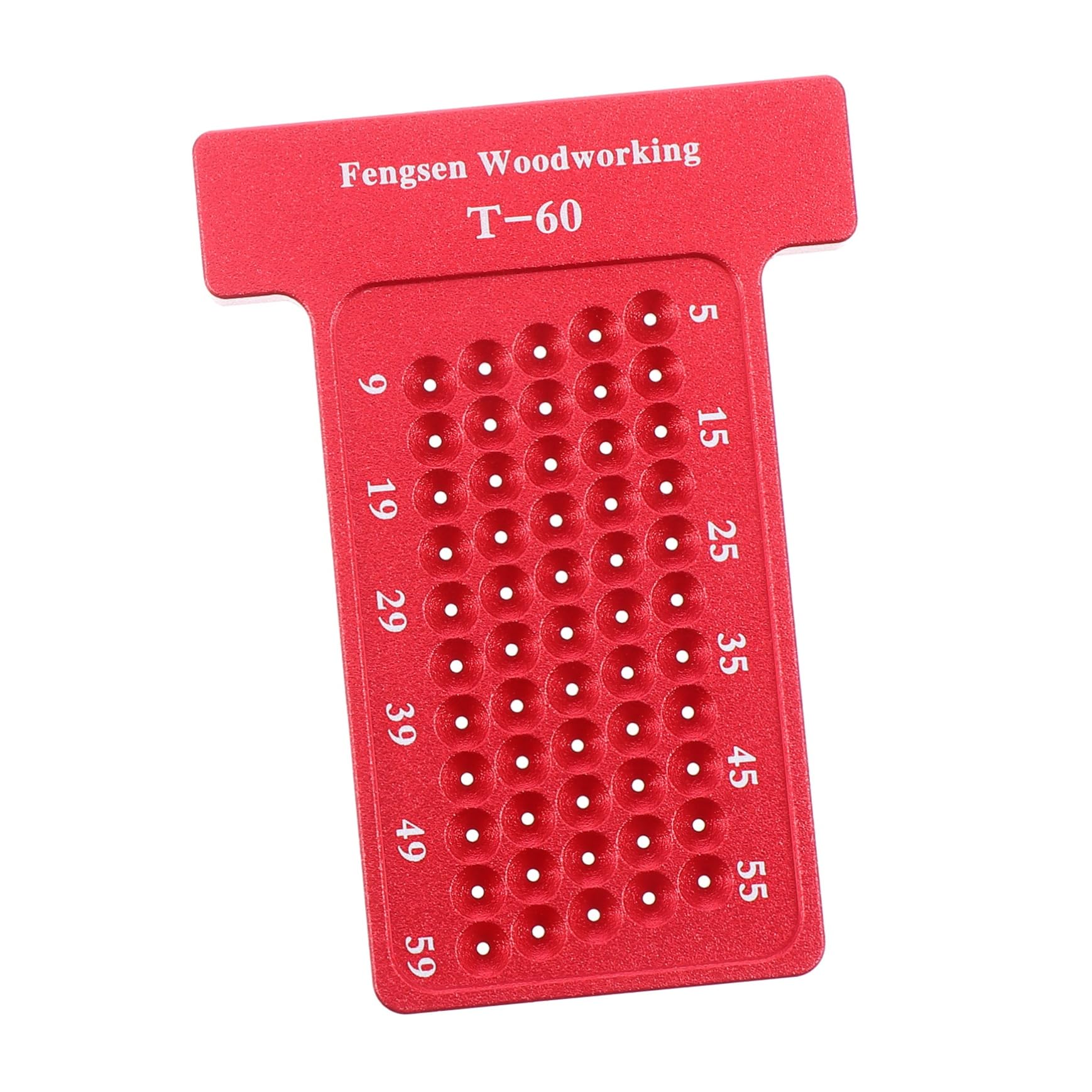 Règle de traçage rouge lot de 3 pièces jauge de marquage en aluminium