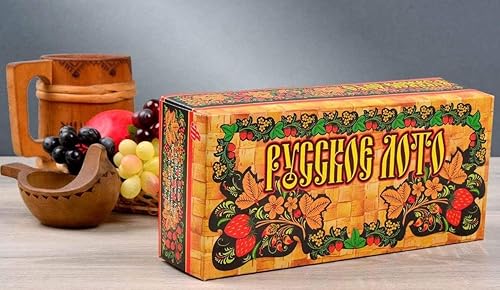 Miniatura 3 de Juego de bingo de lotería rusa, juego de bingo de viaje, juegos de mesa para adultos, números de madera