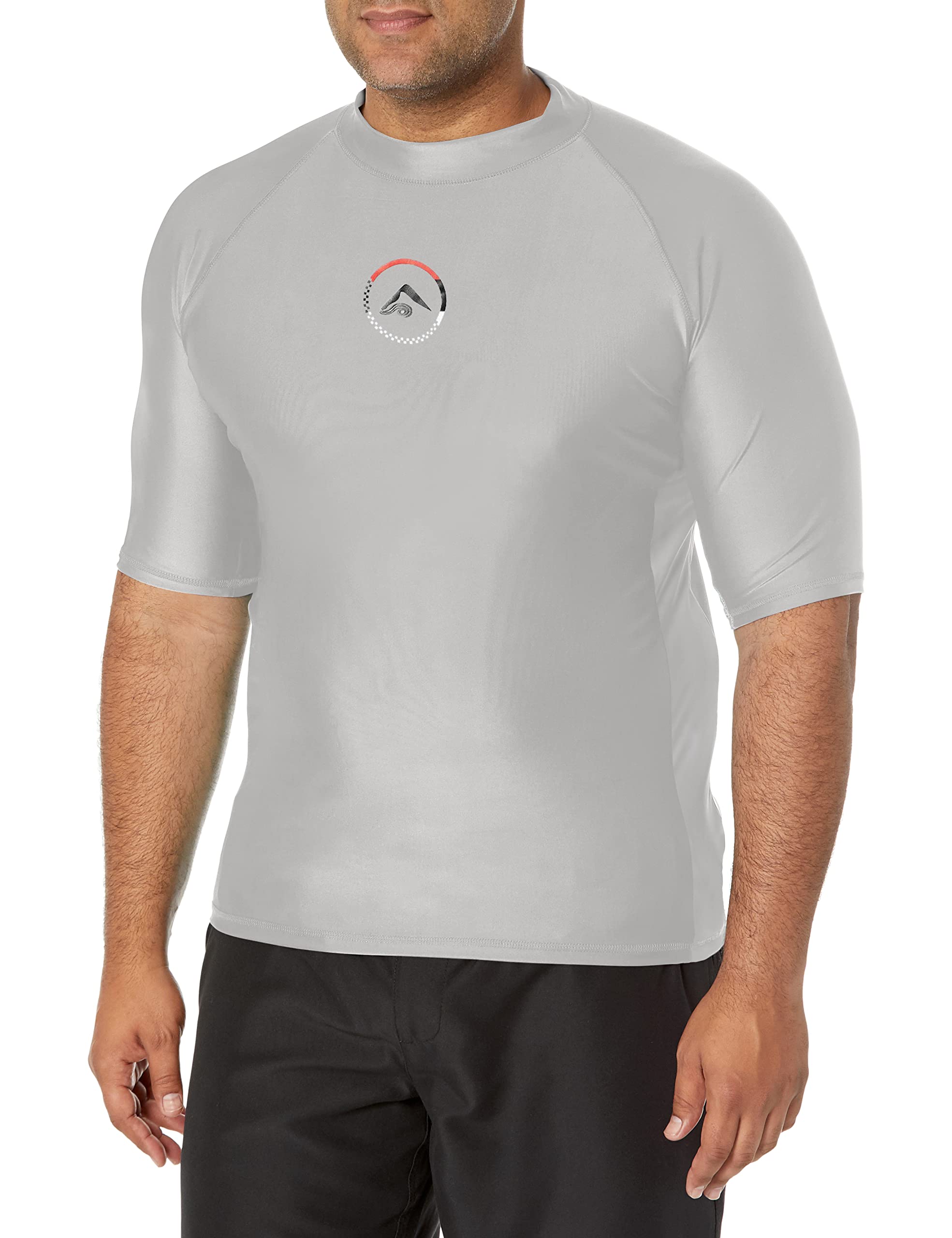 Kanu Surf mens Horizon UPF 50+ Sun Protective Rashguard Swim Shirt Rash Guard Shirt