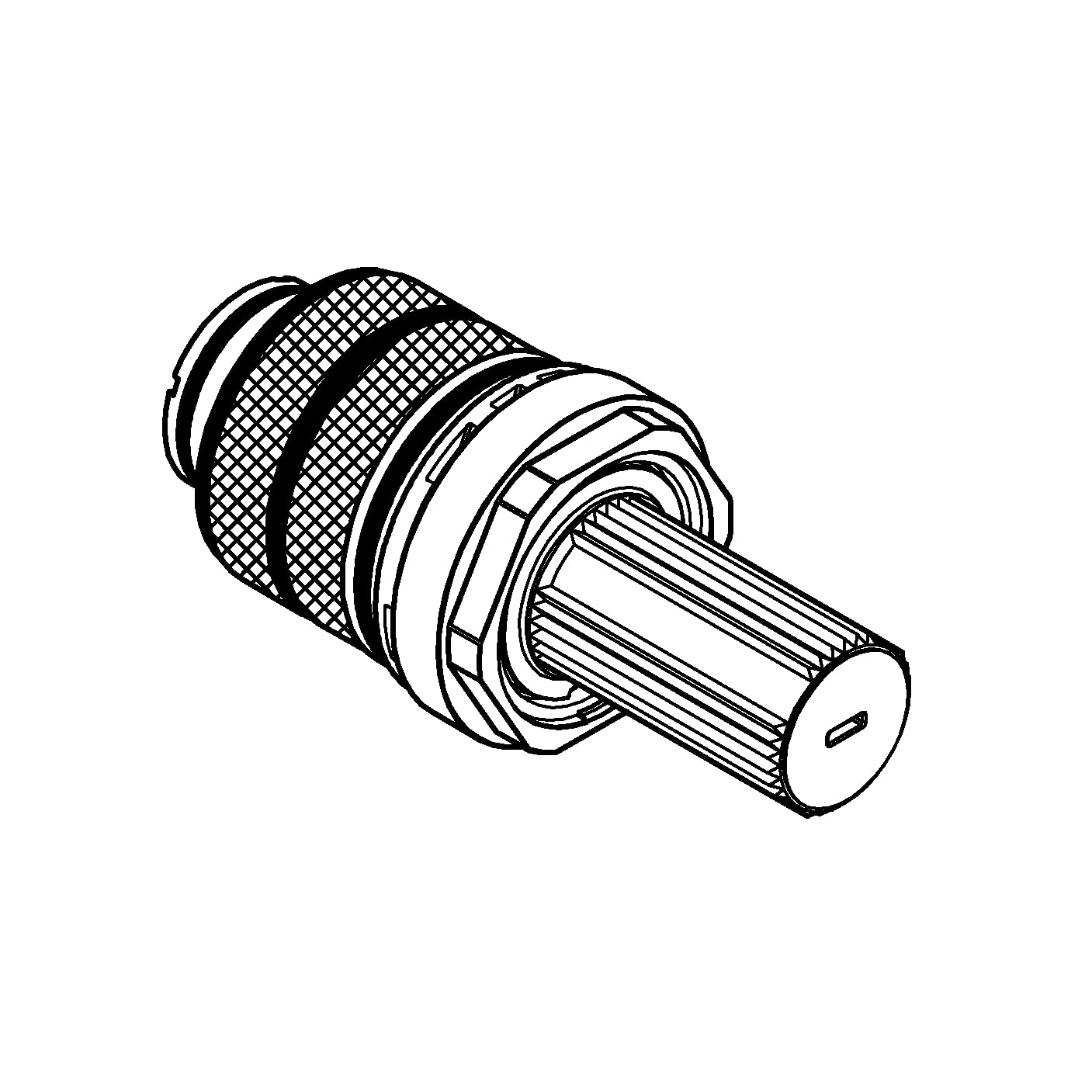GROHE Kaseta turbostatu 3/10.2 cm chrom 49003000