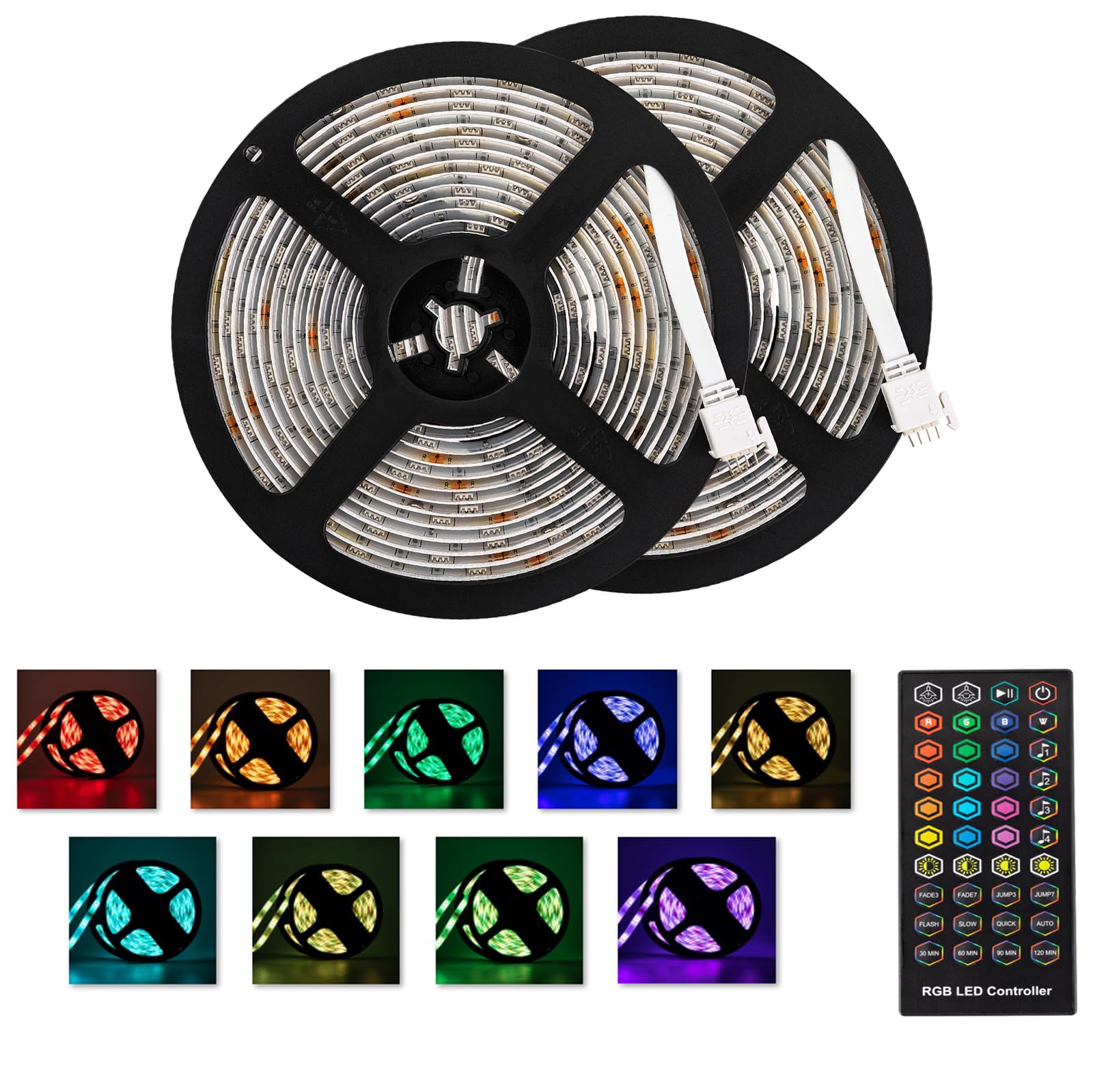 Neonowa linka świetlna elastyczna LED z pilotem zdalnego sterowania, IP65, wodoszczelne paski LED, inteligentne sterowanie, dekoracyjne oświetlenie LED do użytku wewnątrz i na zewnątrz