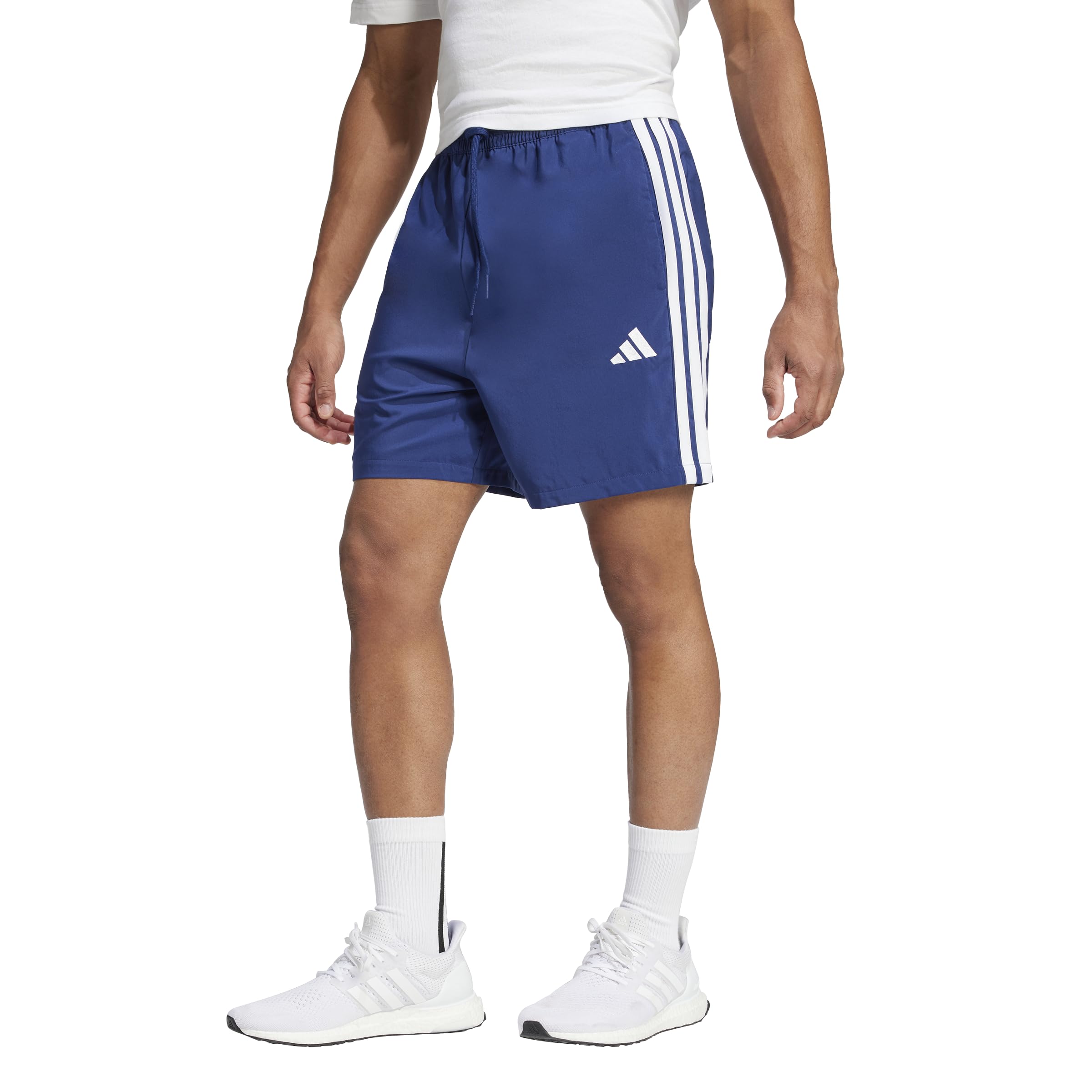 Adidas Bleu Short Essentials 3-Stripes Chelsea