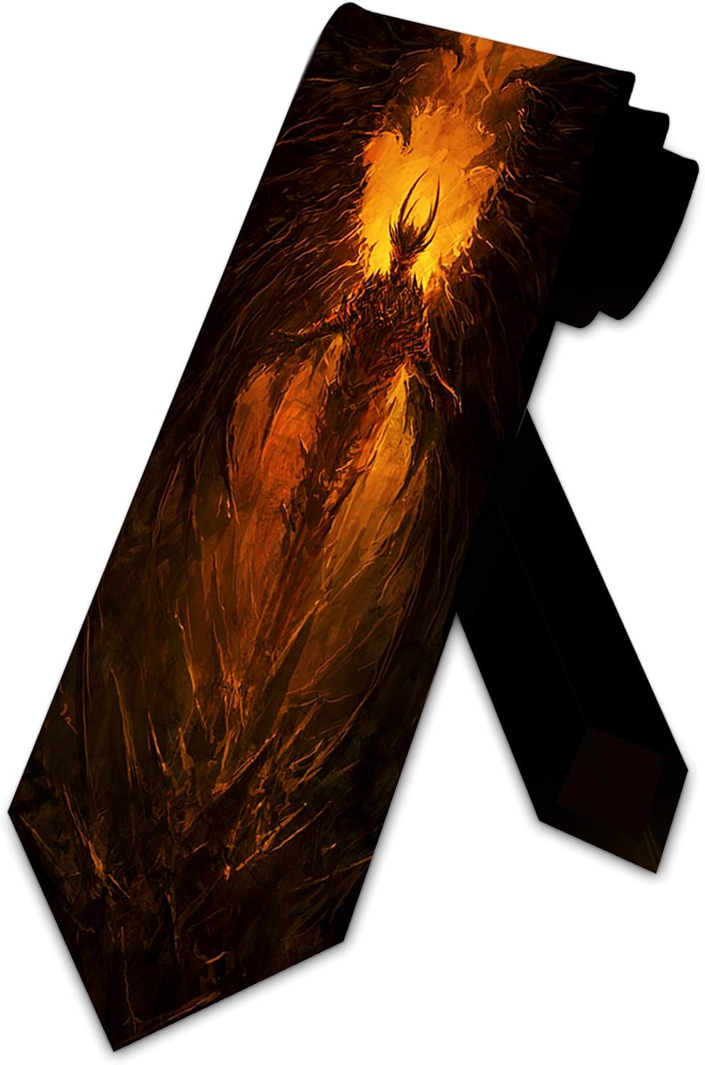 Three Rooker Halloween Ties Mens Scary Devil Necktie