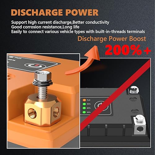 Miniatura 7 de Batería de litio para motocicletas, YTX4L-BSYTX5L, YTZ5S-BSYTZ6-BS-BS, 12V 2.5Ah 300A batería deportiva de alta potencia LiFePO4, para bicicletas de