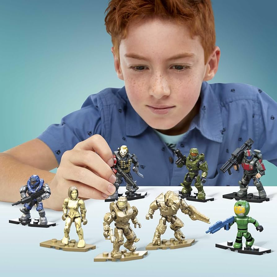 MEGA Halo Action Figures Toy Building Set and MEGA Halo Toy