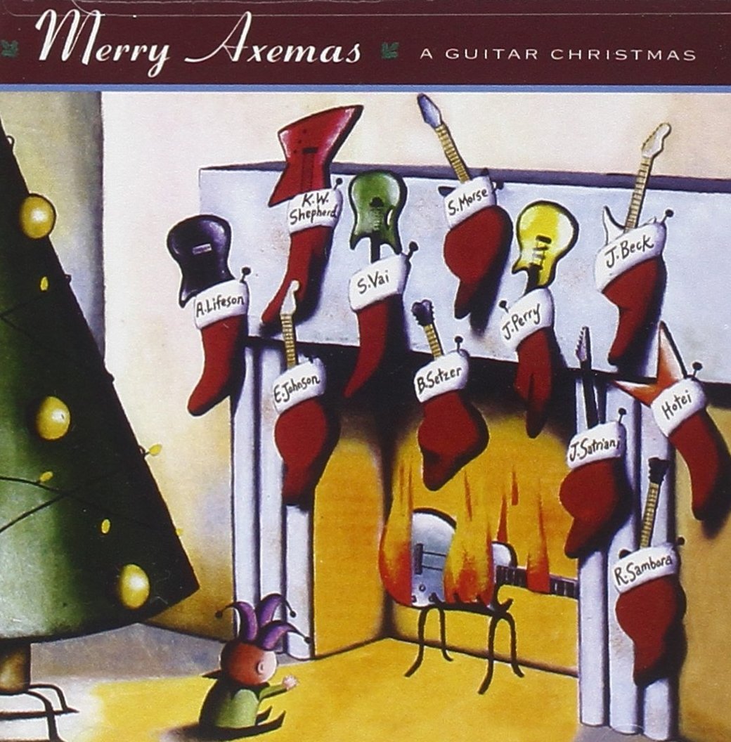 Merry Axemas: A Guitar Christmas [Audio CD] Various Artists; Vince Guaraldi; Yoko Ono; Traditional; Johnny Marks; Lee Mendelson and John Lennon