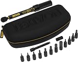 LEXIVON Bike Torque Wrench Set 15 Pieces, 1/4 Torque Wrench with 72-Tooth Gear, Dual Direction Click Type 2~26 Nm / 17.7~230.1 in-lb (LX-191) - 8