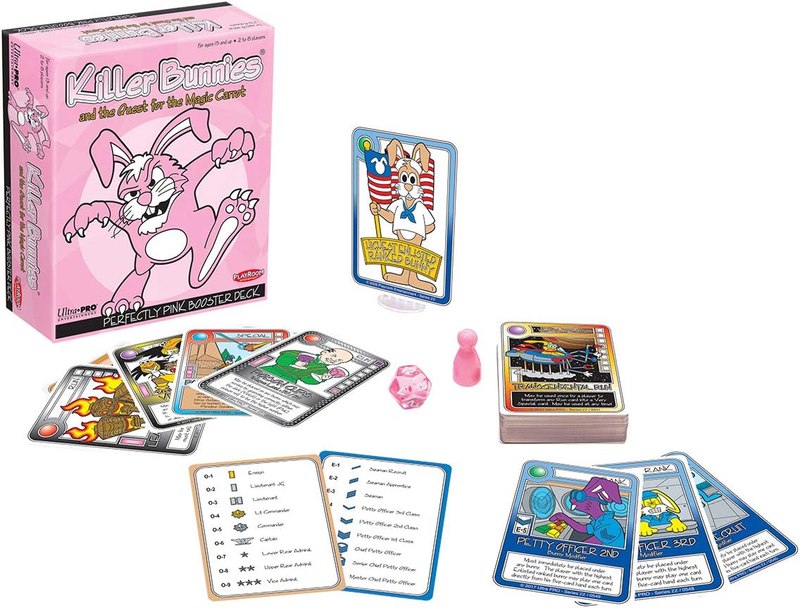 Playroom Entertainment Killer Bunnies Pink Booster