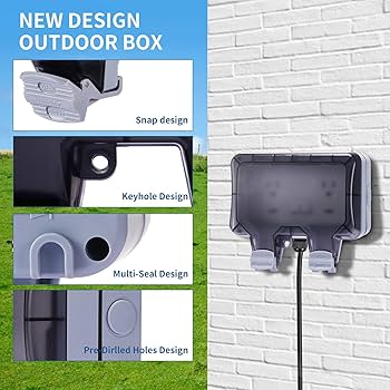 とっとこ Amazon.com: Toptozl Outdoor Electrical Outlet Box with