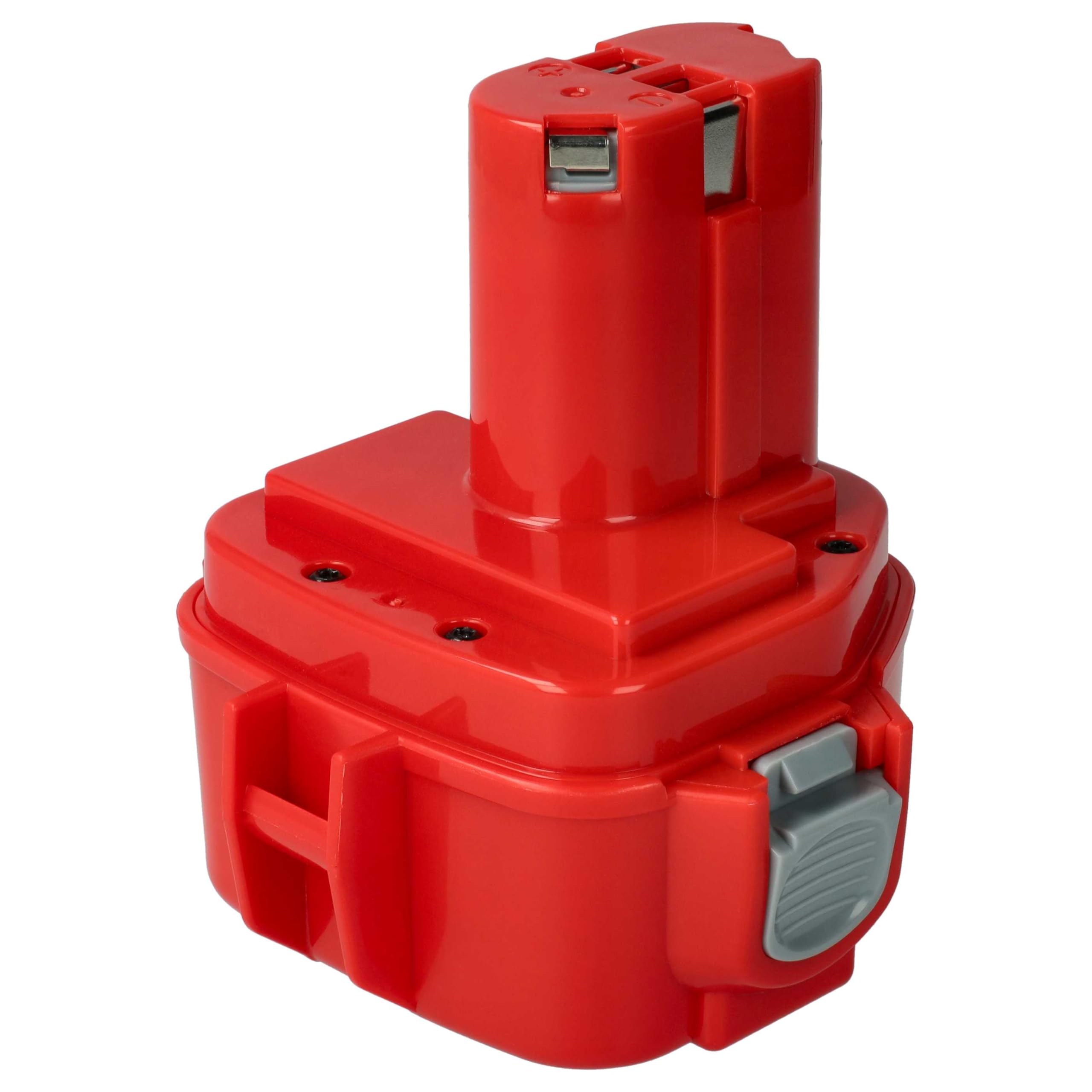 vhbw 2x Batteria compatibile con Makita 6270DWE, 6270DWPE, 6271D, 6271DWAE, 6271DWAET2, 6271DWALE, 6271DWE attrezzi da lavoro (3000mAh NiMH 12V)