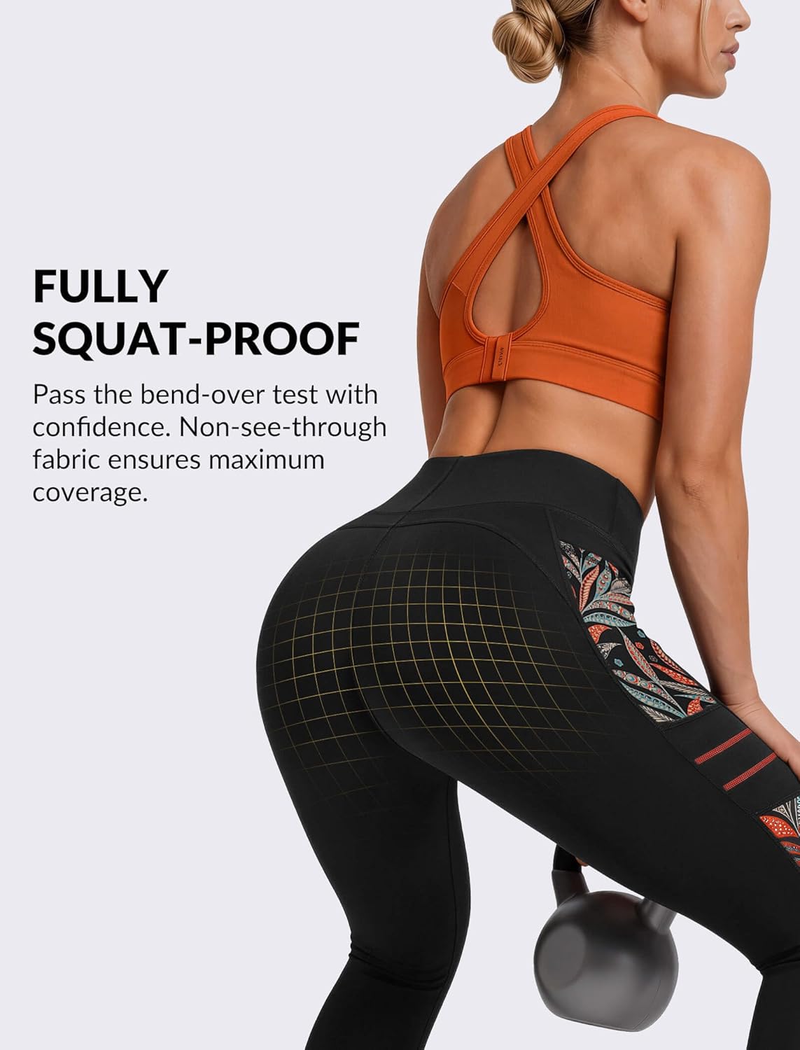 Yvette High Waisted Leggings for Women with Pockets - Tummy Control Yoga Pants, Printed Workout Leggings & Exercise Pants