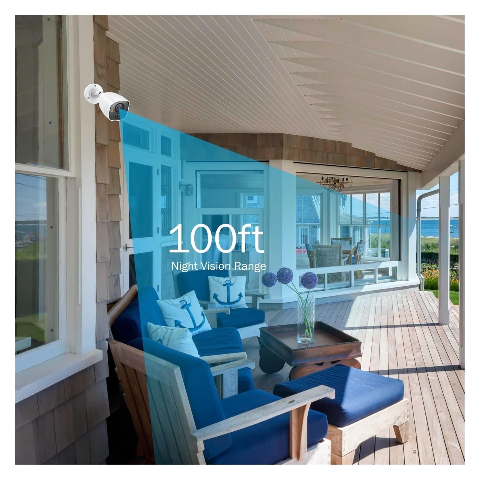 Kamera bezpieczeństwa, 32-kanałowy System Bezpieczeństwa Wideo 1080P H.265 Rejestrator DVR Nadzór Wideo Zestawy Kamer CCTV Zewnętrzne Wykrywanie PIR IP67(NONE,32CH DVR 16Pcs Kits)