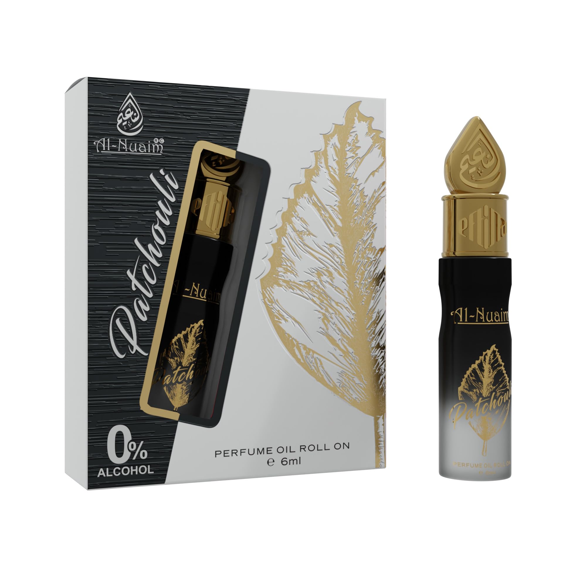 Al-Nuaim Attar Roll On for Men & Women - 6ml (Pack of 1-6ml, Patchouli)