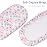 Gllquen Baby Bassinet Sheets Set 2-Pack, Breathable Cozy Bassinet Fitted Sheet Universal Fit Standard Mattress Oval Rectangle Cradle Baby Sheets for Baby Boy Girls Unisex 32x16 (Pink Flower)