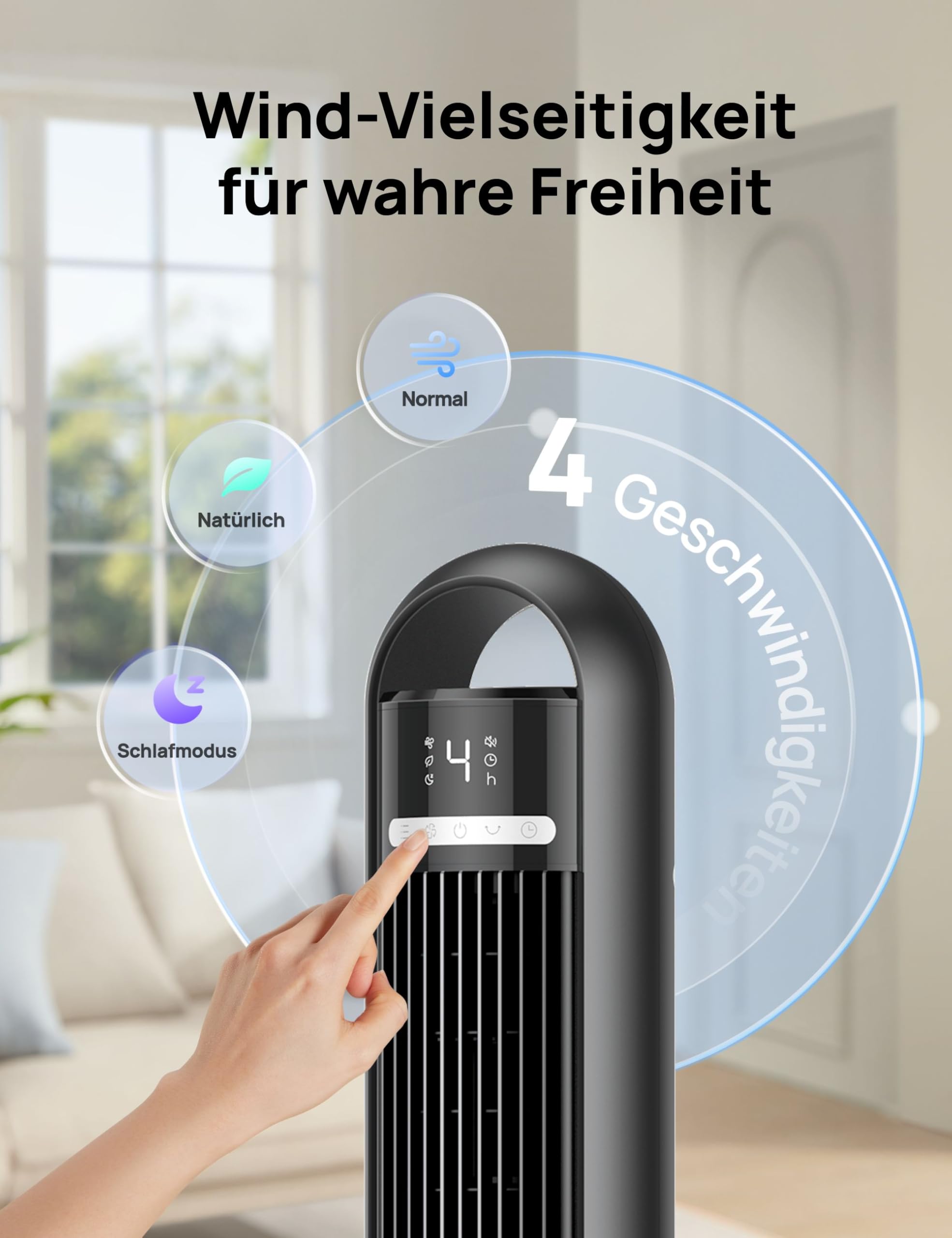 Dreo Leiser Turmventilator – Bild 6