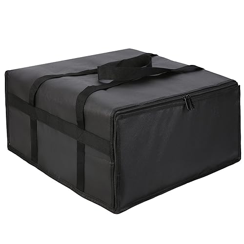 24x24x14 Pizza Carrier Insulated Bags Large for Deliveries, Insulated Pizza Carrier Delivery Bag Food Bag for Personal and Professional Use 24 x 24