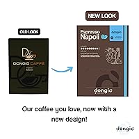 Vista 2 de Dongiò Caffè - Paquete variado de tostado oscuro, 100 cápsulas de espresso fáciles de servir (ESE 1.732 in) - Napoli y Venezia - Tostado y mezclado