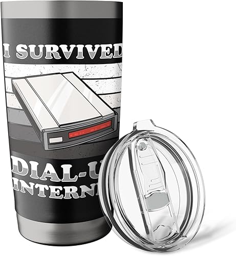 Miniatura 5 de 90s Nostalgia Retro 90s Dial Up Internet Vintage Stainless Steel Insulated Tumbler