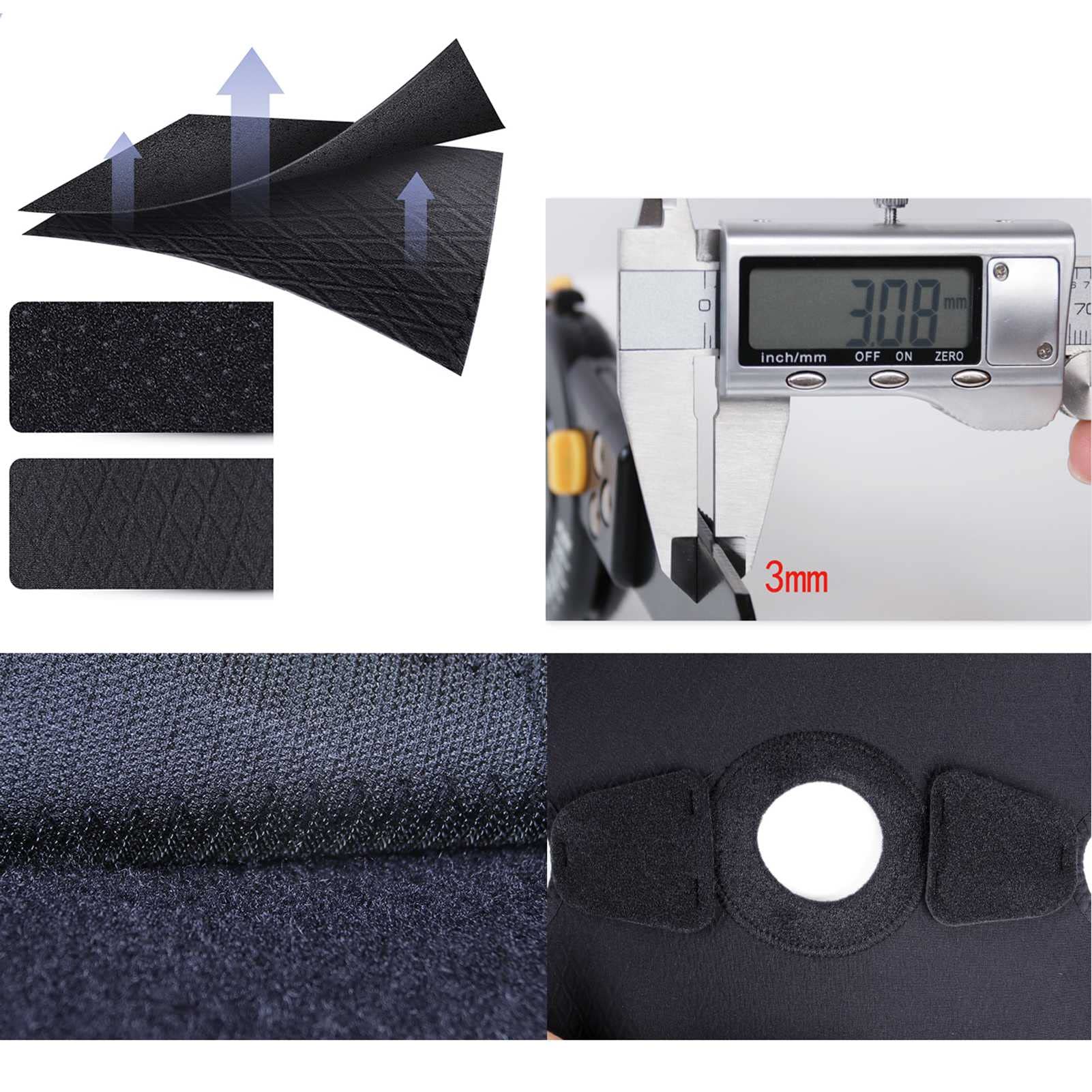 Rodillera Ajustable con Soporte Y Bisagras Cortas. Rodillera Ajustable para Luxación De Rótula, Fijación De Fracturas, Protector, Exoesqueleto Deportivo.(Negro-M-Mediano)