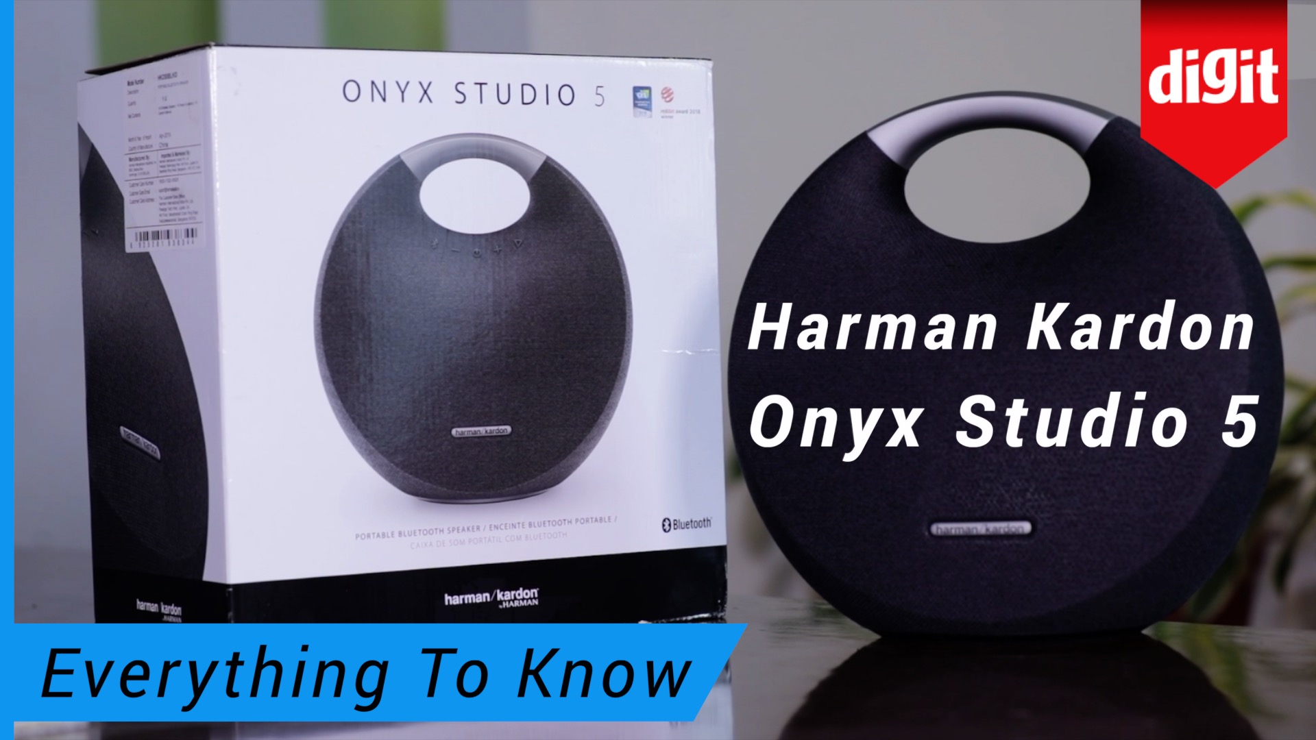 Harman Kardon Onyx Studio 5 - Portable Bluetooth Speaker (Latest