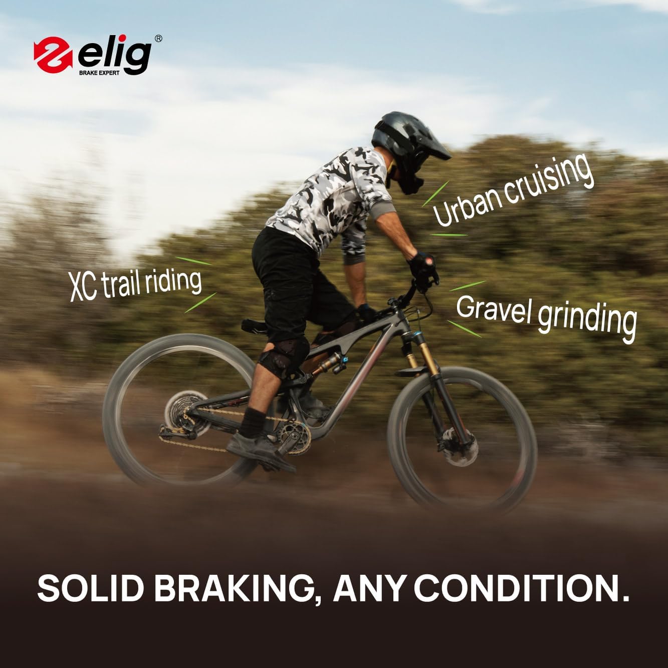 ELIG Bike Disc Brake Pads for Avid Sram Code 2011+, Code R (B1), Code RS (A1), Code RSC (A1), Code Stealth 2024+, Guide RE (A1), DB8 2023+, G2 RE | MTB/eMTB/All Mountain