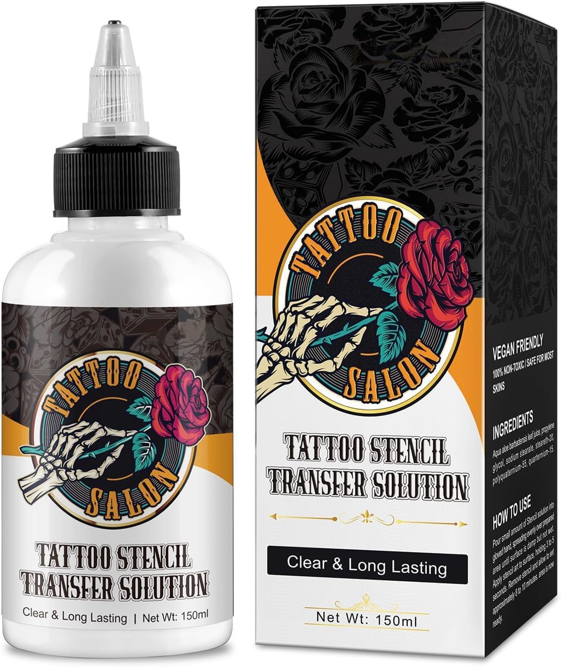 Tattoo Stencil Transfer Gel 150ml Gel de Transferencia de Tatuajes Gel Stencil Tatto Gel de Transferencia Tatuajes Profesional Gel de Transferencia de Plantillas Tatuaje para Principiantes