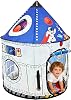 Rocket Space Ship Play Tent for Kids Boy Girl Pop Up Astronaut Spaceship Space Pretend House Portable Indoor Outdoor Games Party Toy Birthday Present for Boys and Girls