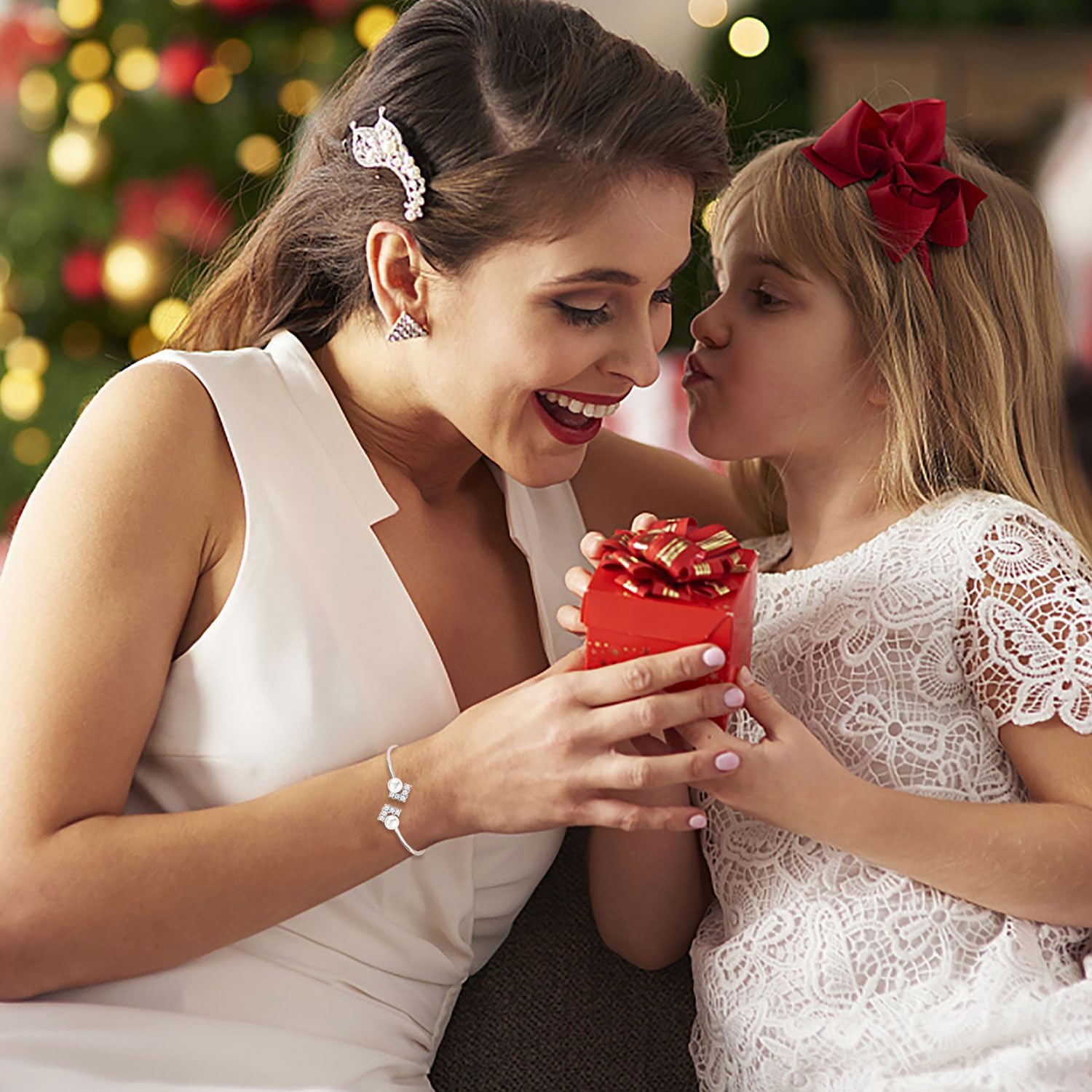 Adjustable Bracelet with Pearl for Bonus Mom Mother in Law Birthday Mother Day Christmas - Image 7