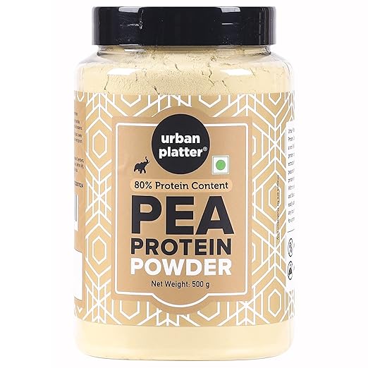 Urban Platter Pea Protein Concentrate Powder, 500g [Unflavoured | Unsweetened | Add to beverages, baked goods, desserts, savoury foods]