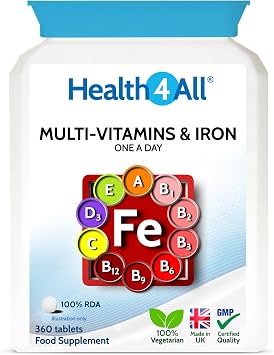 Multivitamins & Iron 360 Easy to Swallow Tablets, One a Day for Men & Women