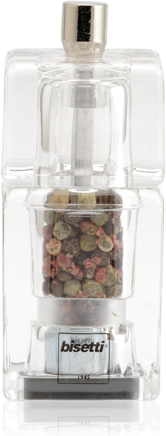 Pepper Style by Bisetti Spice Mill with Spice, Pepper, 3.5"