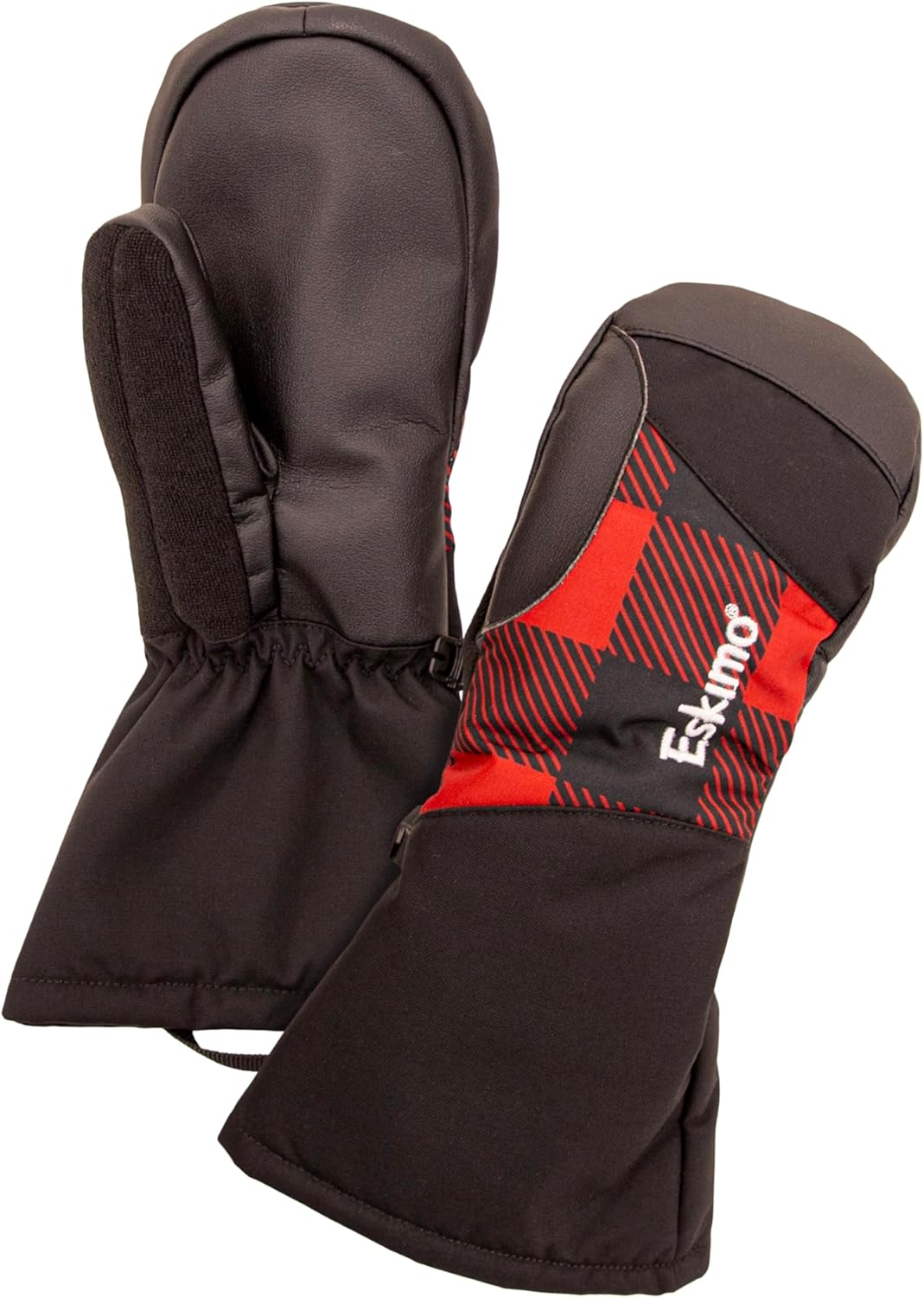 Eskimo® Keeper™ Youth Mitts, Youth, OSFM, Black/Plaid, 41636