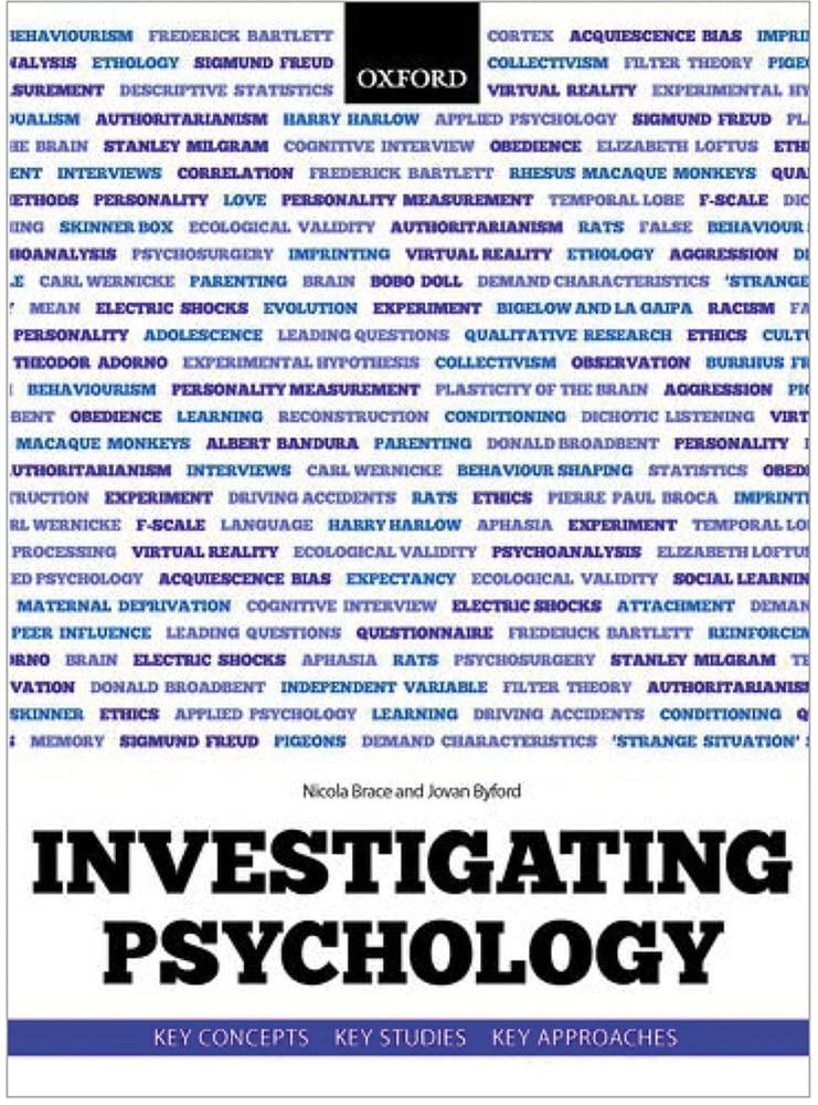Investigating Psychology: Key concepts, key studies, key approaches