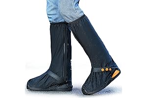 Homezo Waterproof Rain Shoe Covers with Reflector