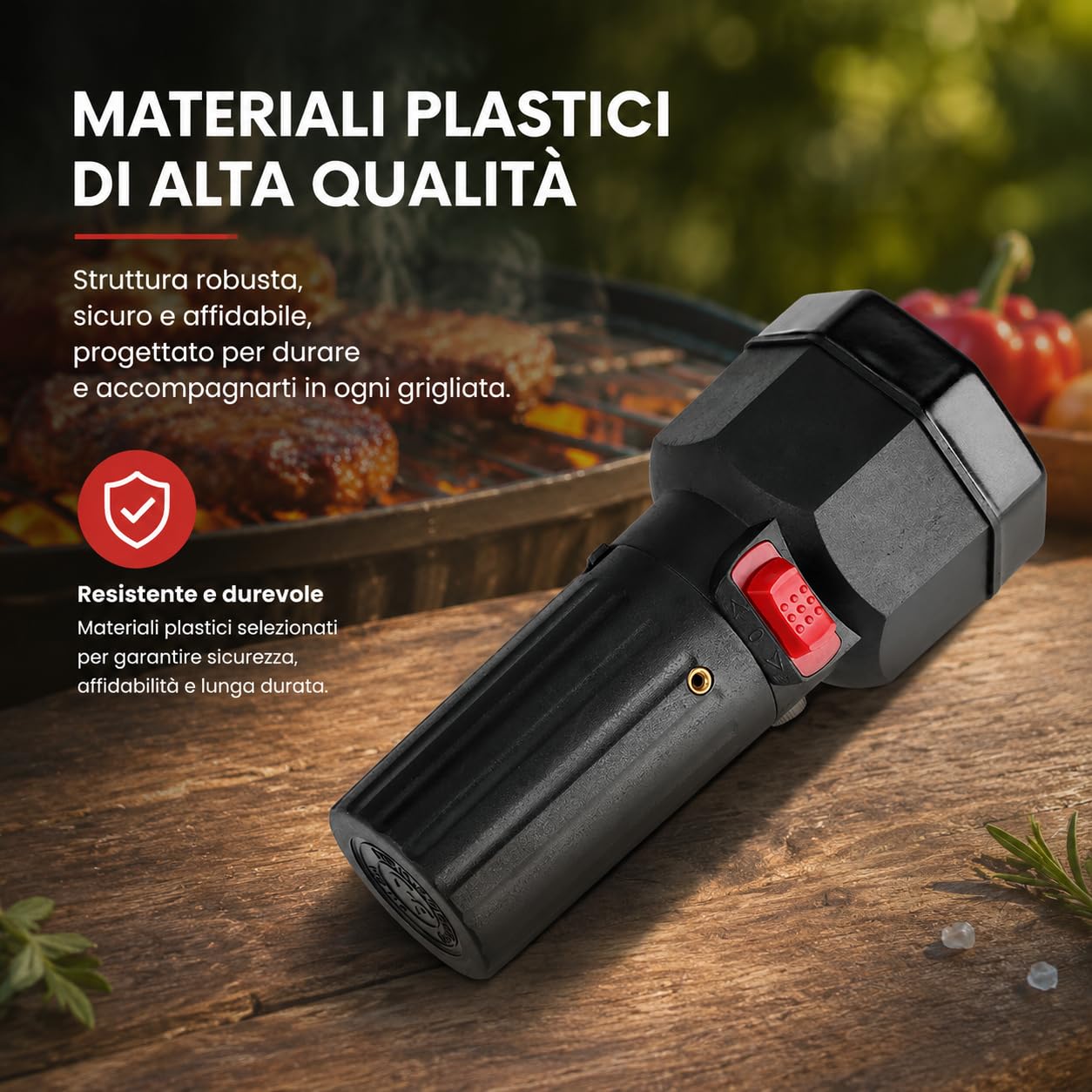Estink Motore Girarrosto Elettrico per Barbecue, DC 5V, Rotazione CW/CCW, con Cavo USB 1m, Nero