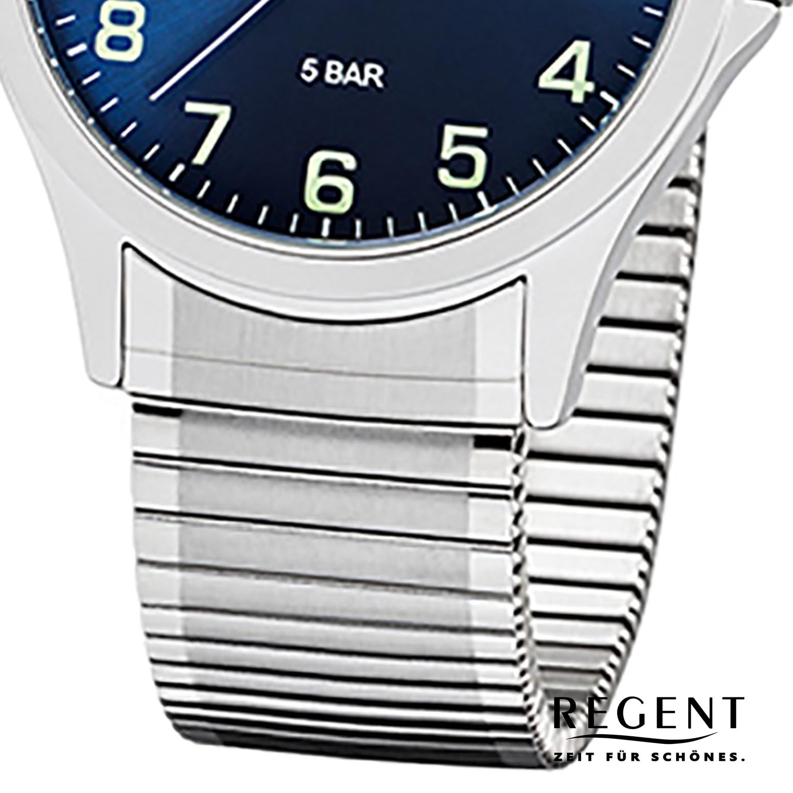Regent Herren Analog Miyota 2035 Uhr mit Edelstahl Armband 11310062