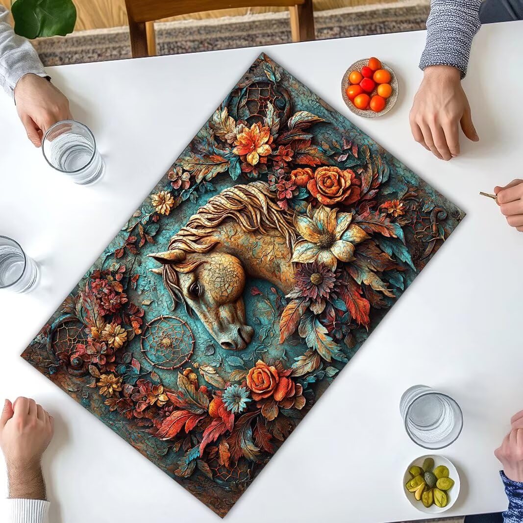Puzzle Cavallo, Puzzle 2000 Pezzi Adulti per Decor, Regalo Donna/Uomo -8678