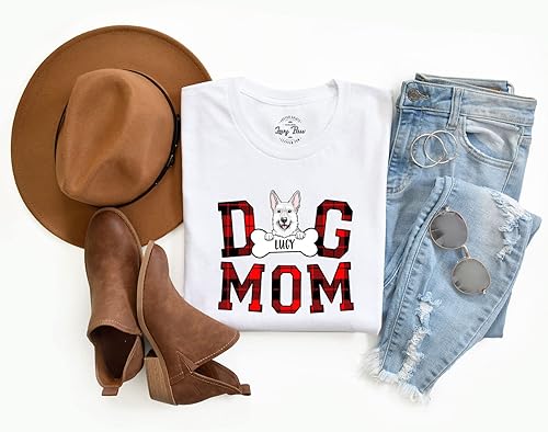 Miniatura 5 de Camisa personalizada de pastor alemán para mamá, linda camisa de pastor alemán, divertido regalo de pastor alemán