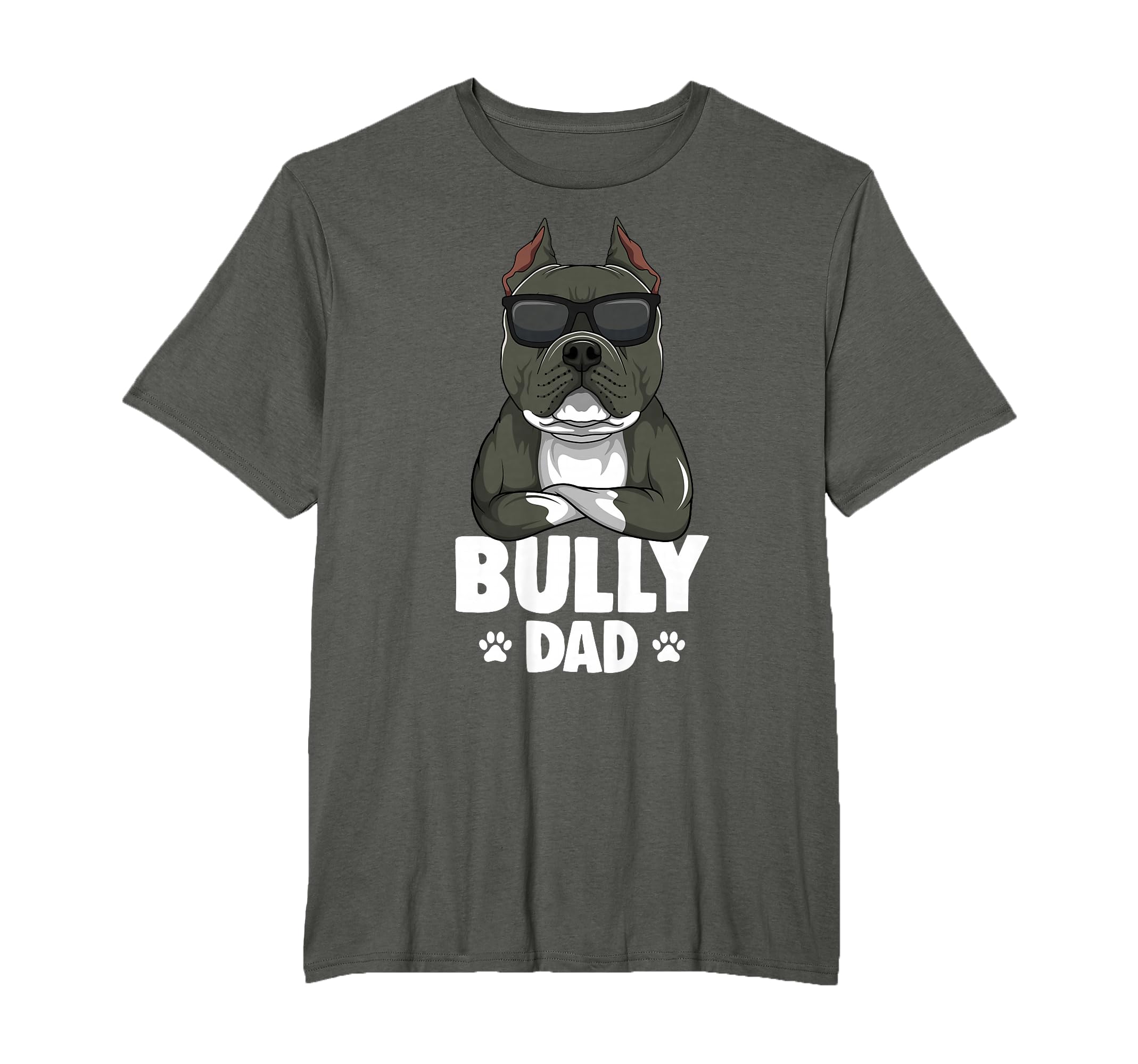American Bully Dad Dogs Dad Men T-Shirt