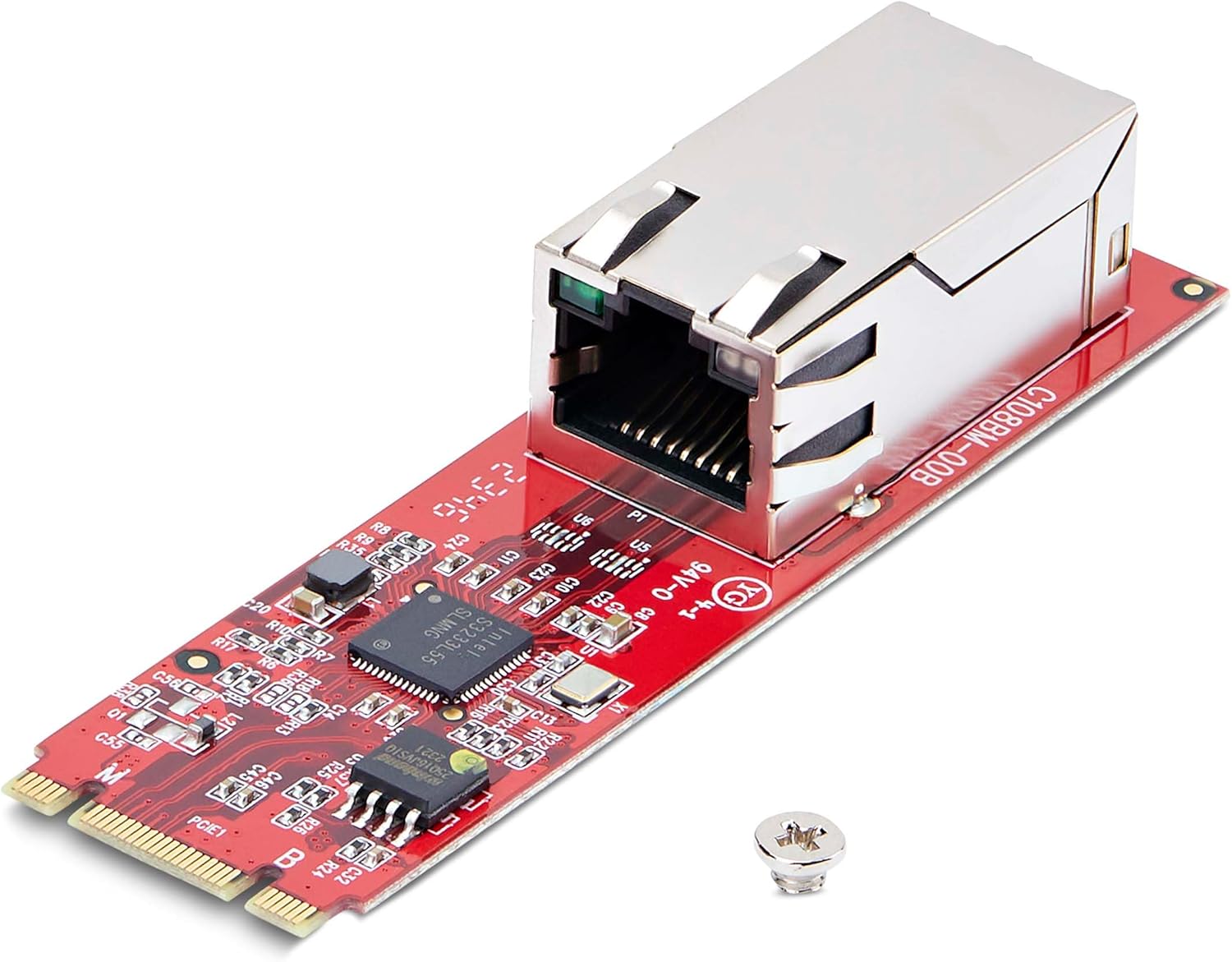 StarTech.com 1-Port 2.5GbE 2280 M.2 Network Card, NBASE-T PCIe Ethernet, Intel I225-V, Multi-Gigabit, SFF/Desktop PC LAN Card, TAA