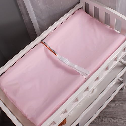 Miniatura 9 de Belsden Paquete de 2 fundas impermeables para cambiador, sábanas de microfibra suave para cambiar pañales para bebés niños y niñas, se ajustan a