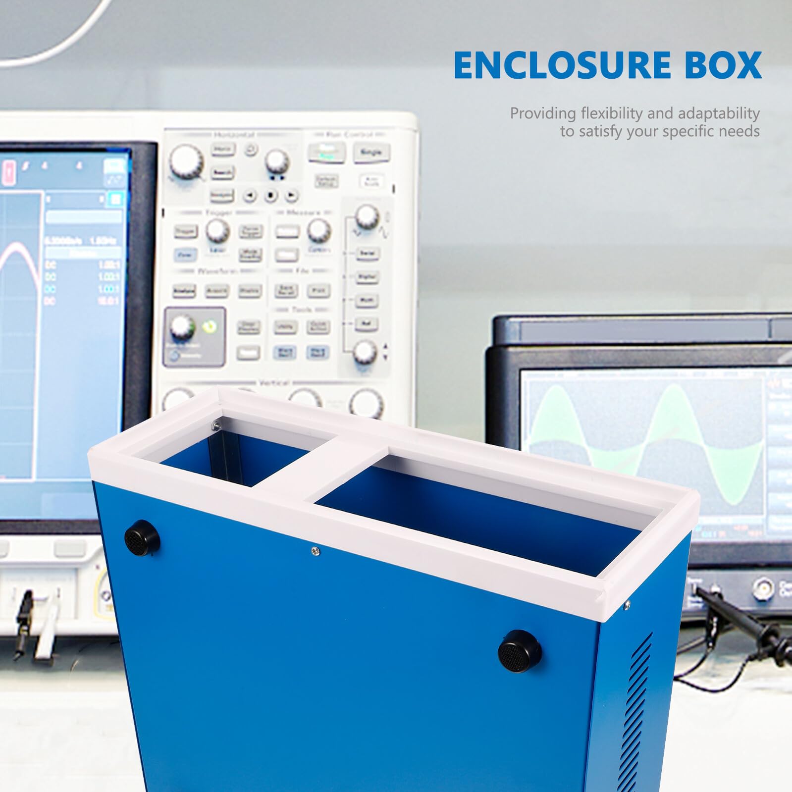 Mipcase Scatola Elettrica in Ferro Blu Cassetta da Esterno Facile Installazione e Design Semplice ed Elegante per Uso Versatile in Progetti Elettrici